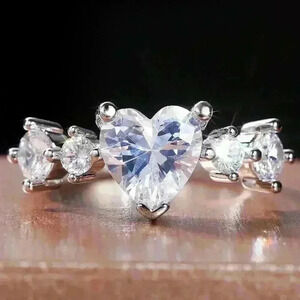 🎁 New Fashion Exquisite Promise Eternal Love Heart Ring, GPMB1523